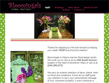 Tablet Screenshot of bloomingalsfloralboutique.com
